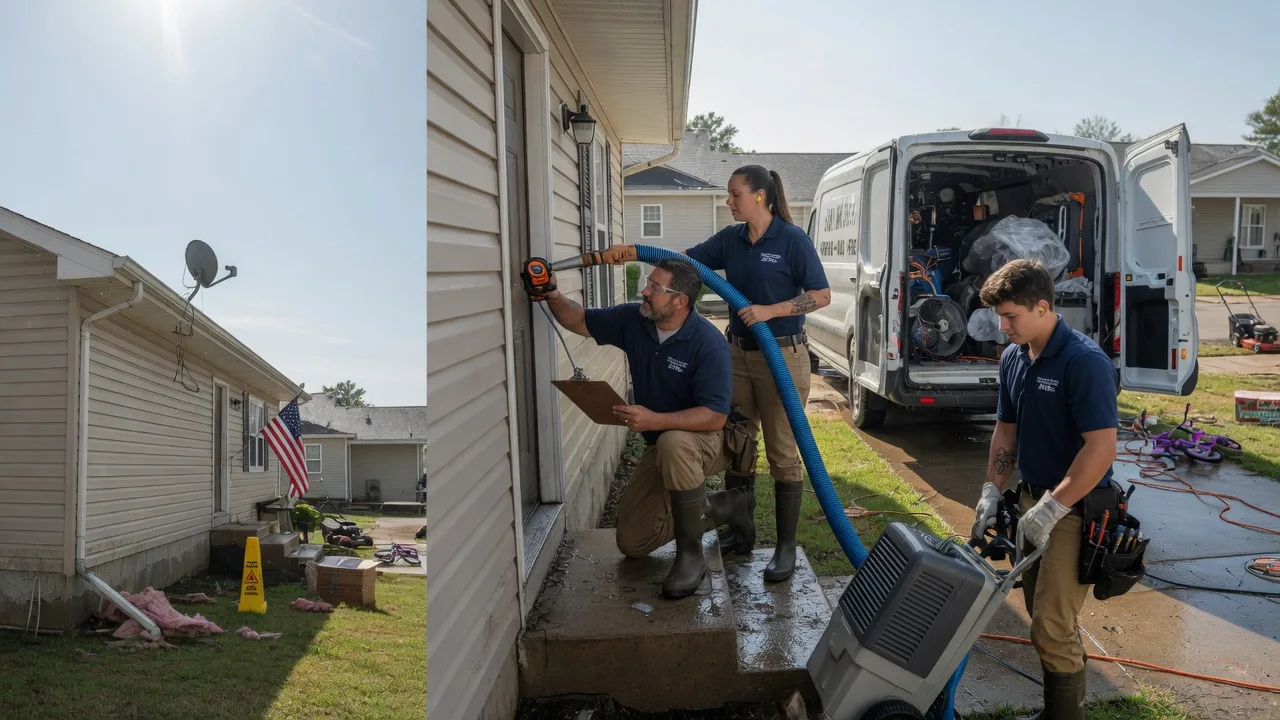 Ceiling Water Damage Restoration in East Templeton, MA near me